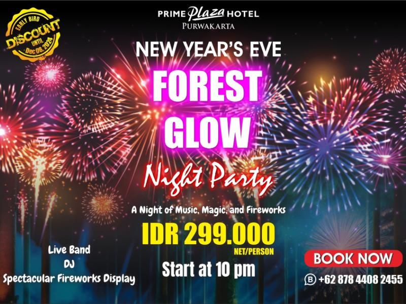 Rasakan Keseruan Akhir Tahun di New Year's Eve Forest Glow Night Party!